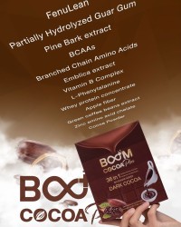 Boom Cocoa Plus โกโก้รสเข้ม มีส่วนประกอบอะไรบ้าง