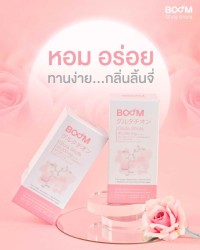 Boom Gluta Shots กลูต้าซองนี้ หอมอร่อย ทานง่ายด้วยกลิ่นลิ้นจี่