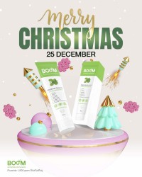 Merry Christmas with Boom Nutrition Toothpaste