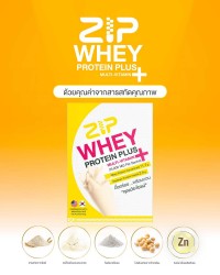 Zip Whey Protein Plus delivers the quality nutritional value of nutrients.