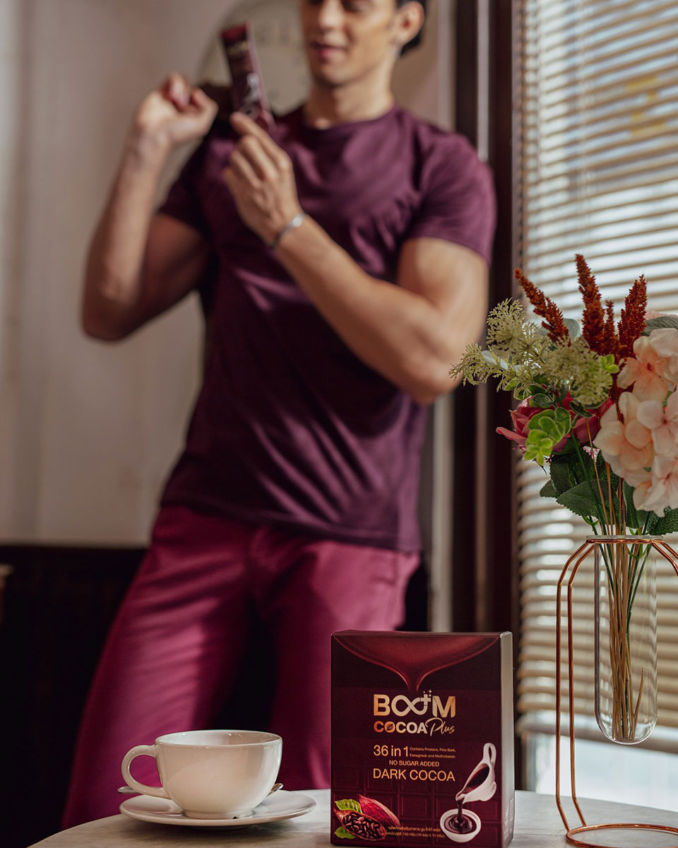 Savor the intense cocoa flavor with Boom Cocoa Plus.