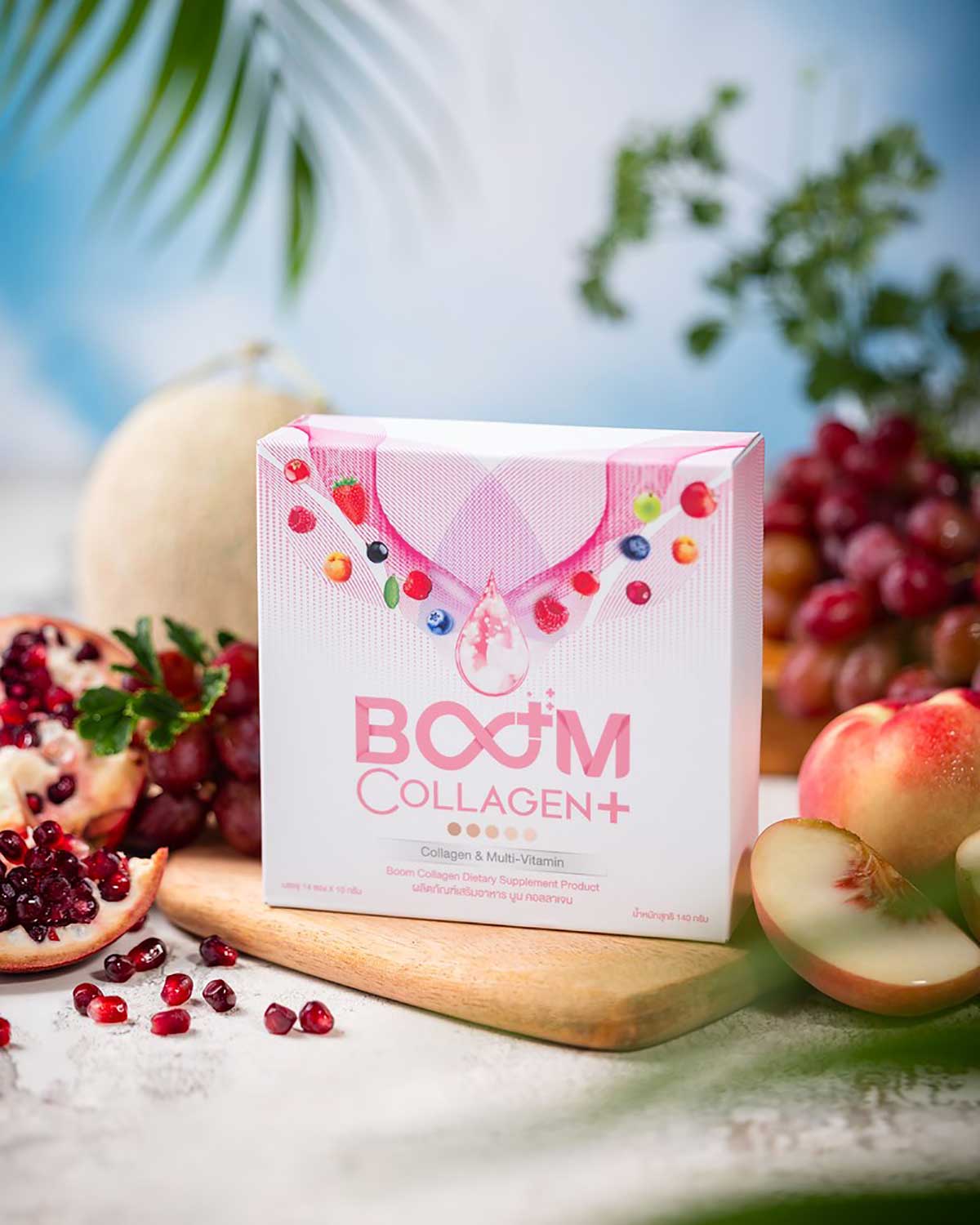 Boom Collagen Plus คอลลาเจนเพื่อการมีสุขภาพดี