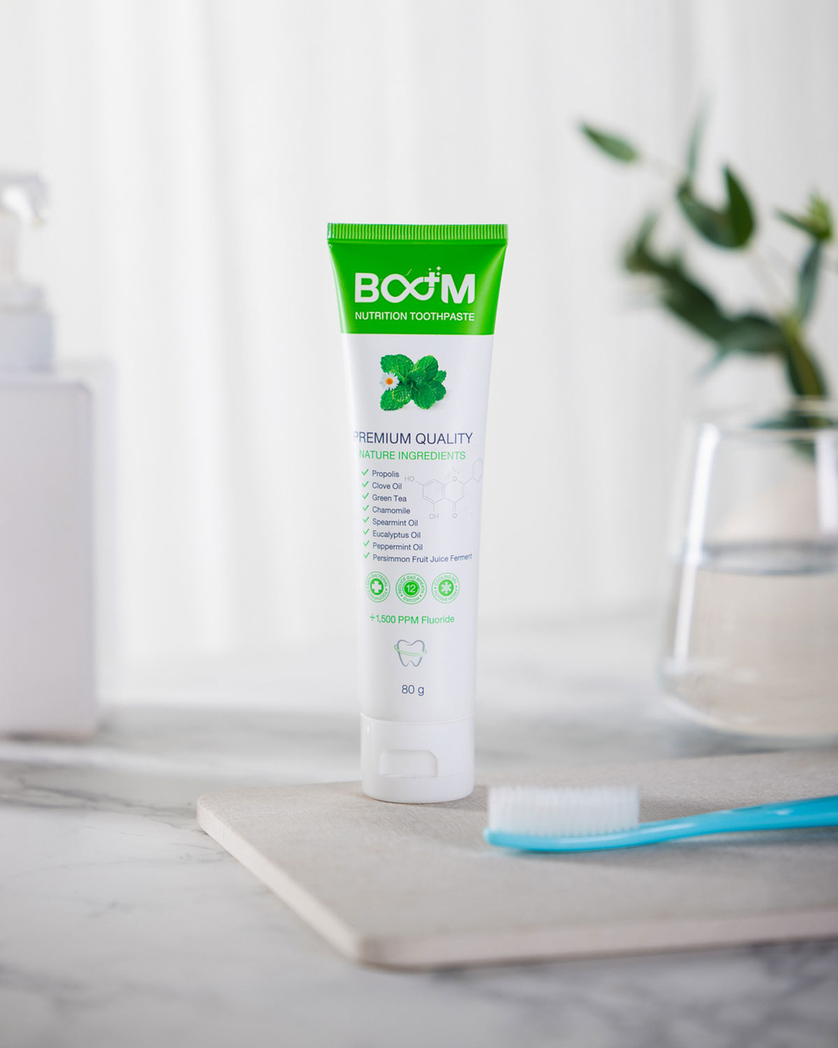 Boom Toothpaste，这支值得信赖的牙膏。