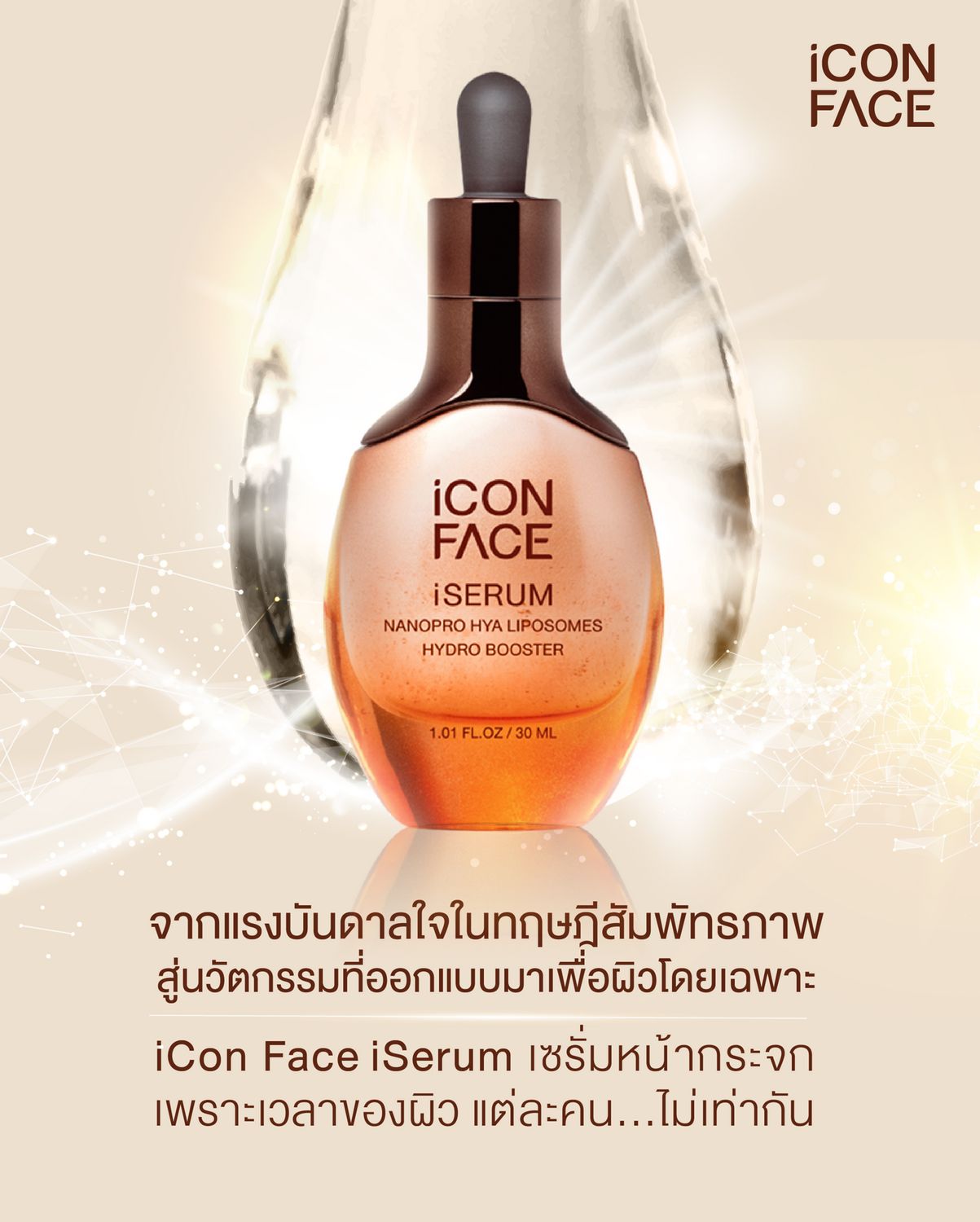 iCon Face iSerum : เพราะเวลาผิวแต่ละคนไม่เท่ากัน