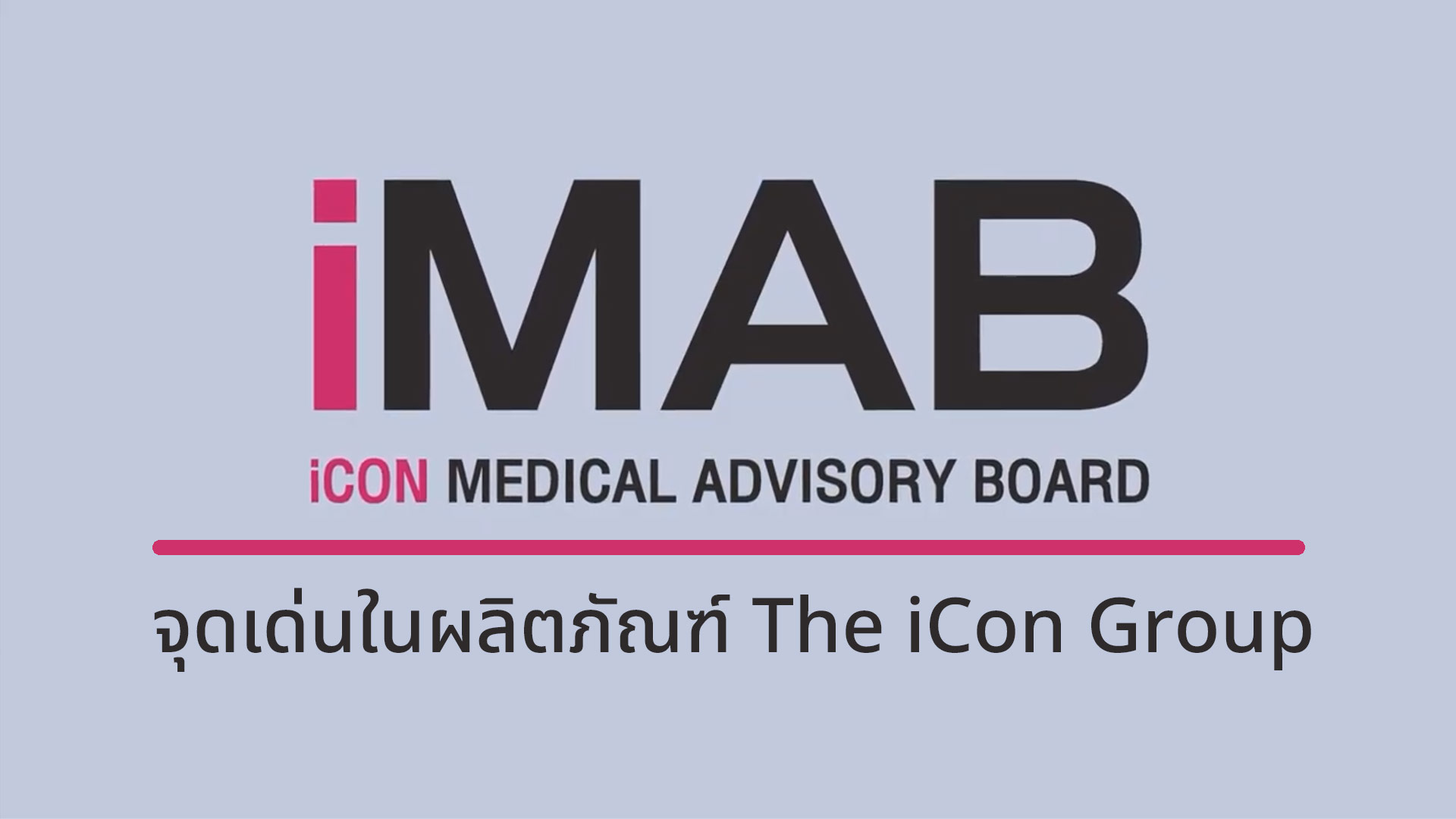 จุดเด่นในผลิตภัณฑ์ The iCon Group