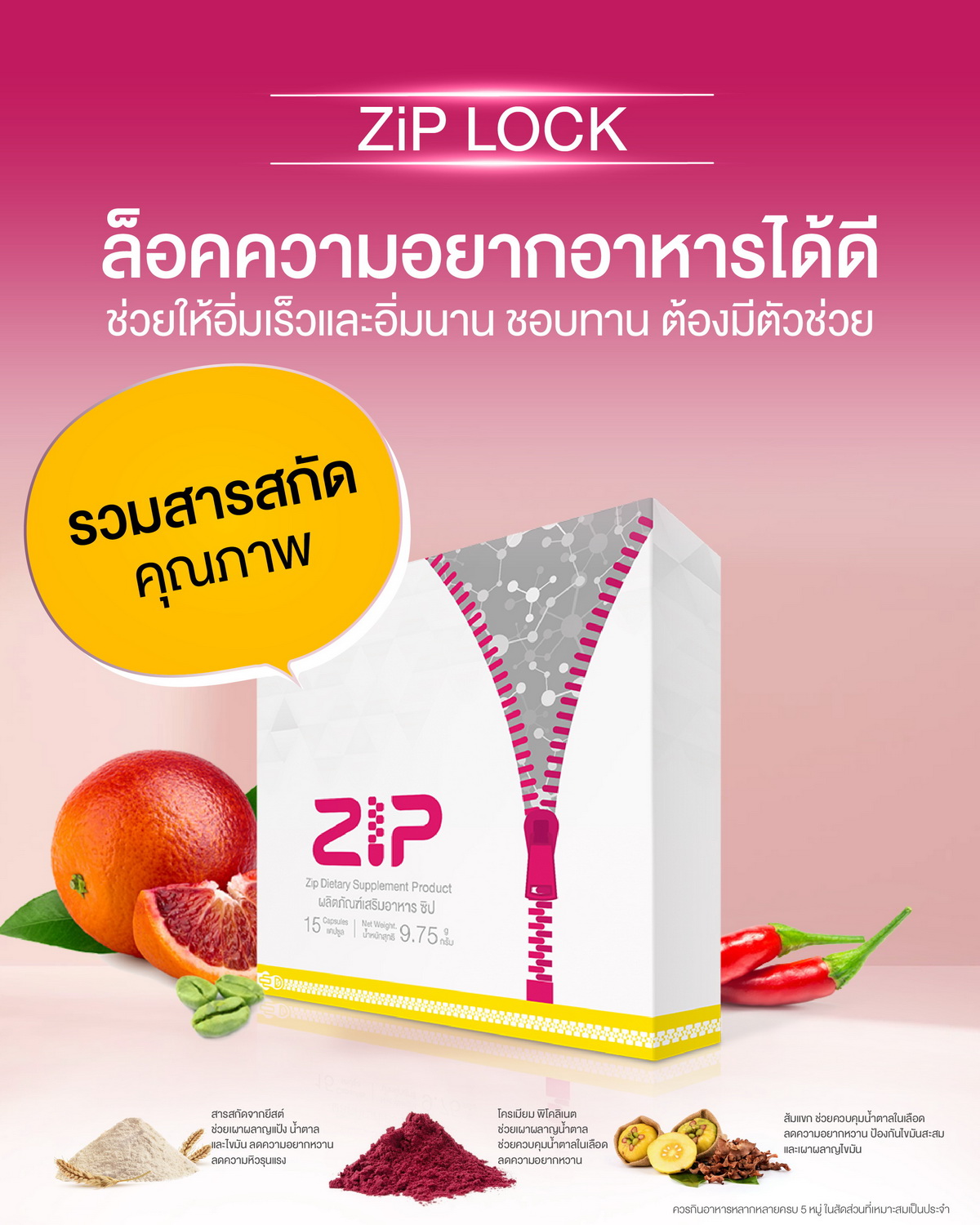 Zip Lock, the food consumption control assistant that provides full benefits.