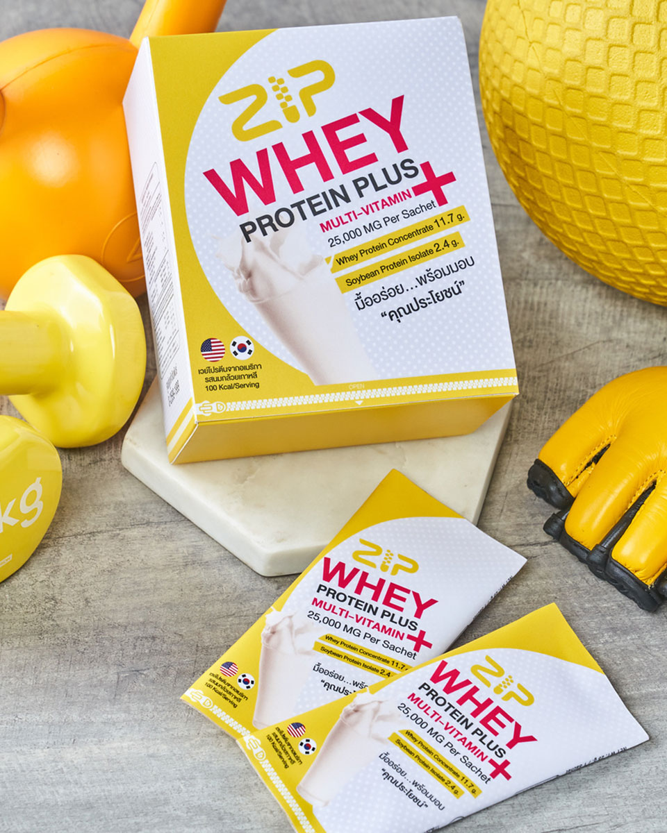 Zip Whey Protein Plus เวย์โปรตีนของคุณ